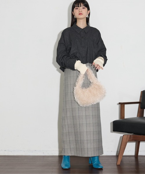 THE YOn（ザヨン）の「ワンハンドルフリンジファーミニバッグ（ハンドバッグ・レディース・アイボリー/ブルー/ライム/ブラック・FREE）」の11枚目の写真