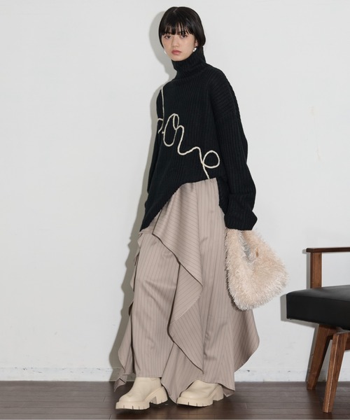 THE YOn（ザヨン）の「ワンハンドルフリンジファーミニバッグ（ハンドバッグ・レディース・アイボリー/ブルー/ライム/ブラック・FREE）」の15枚目の写真