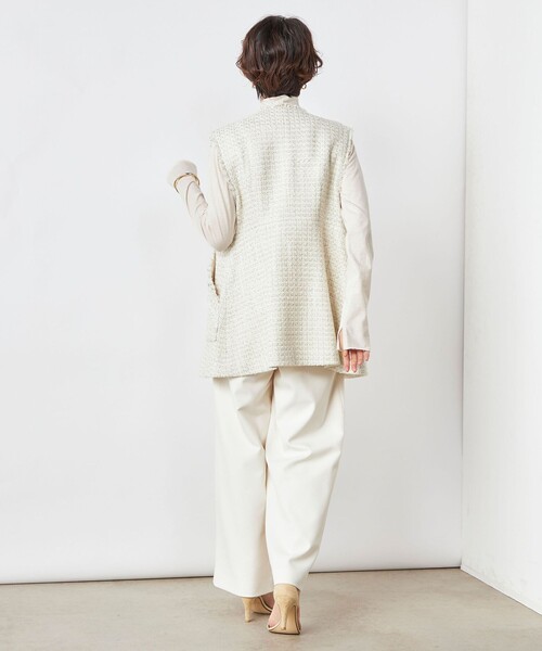 NOLLEY’S（ノーリーズ）の「ラメ天竺シアーハイネックプルオーバーカットソー（Tシャツ/カットソー・レディース・ゴールド/シルバー・38）」の8枚目の写真