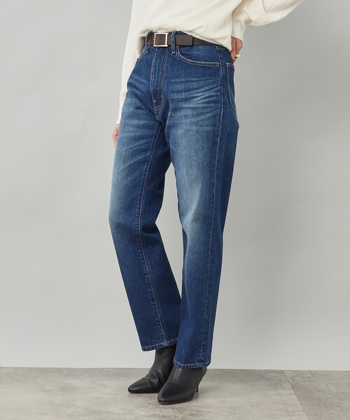 UNTITLED（アンタイトル）の「テーパードデニム（デニムパンツ・レディース・ライトブルー/ブルー系その他・03/42/50/48/01/02/44/00/04/46）」の6枚目の写真