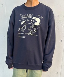 SNOOPY×OLD BETTY'S | スヌーピー【SNOOPY】Crew Neck Sweat (SMAK!柄)(スウェット)