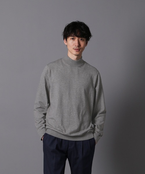GLOBAL WORK(グローバルワーク)の「モックネックプルオーバーニット/Salon de GW/976909(ニット/セーター・メンズ・チャコールグレー/グレー系その他3・X-LARGE/MEDIUM/LARGE/SMALL)」の8枚目の写真