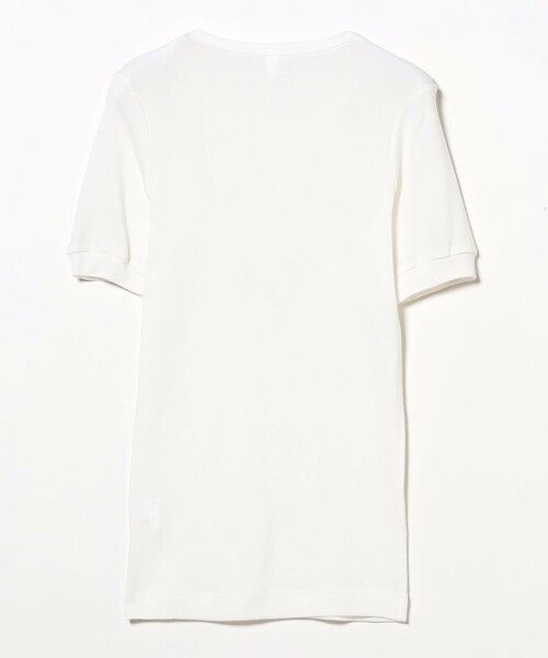 homspun（ホームスパン）の「homspun / 半袖プルオーバー Tシャツ（Tシャツ/カットソー・レディース・ブラック/チャコールグレー/ホワイト・ONE SIZE）」の5枚目の写真