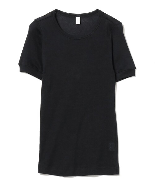 homspun（ホームスパン）の「homspun / 半袖プルオーバー Tシャツ（Tシャツ/カットソー・レディース・ブラック/チャコールグレー/ホワイト・ONE SIZE）」の11枚目の写真