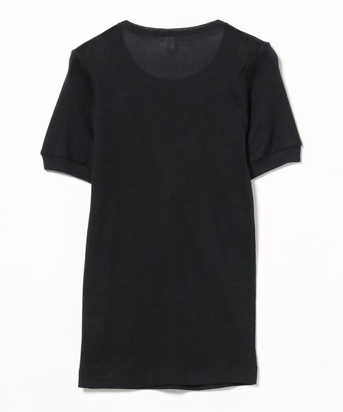 homspun（ホームスパン）の「homspun / 半袖プルオーバー Tシャツ（Tシャツ/カットソー・レディース・ブラック/チャコールグレー/ホワイト・ONE SIZE）」の12枚目の写真