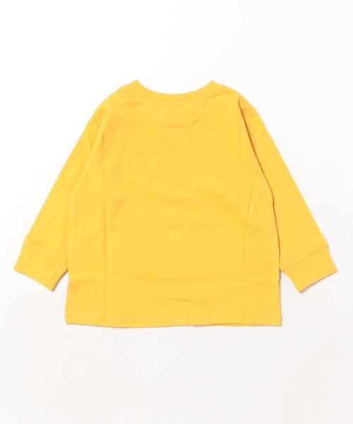 LEAD（リード）の「OCS認証 オーガニックコットン100% ロゴ【イニシャル A】長袖Tシャツ（Tシャツ/カットソー・キッズ・キャメル/カーキ/インディゴブルー/マスタード/コーラル・130/150/110/90/140/100/120）」の7枚目の写真