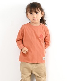 LEAD（リード）の「OCS認証 オーガニックコットン100% ロゴ【イニシャル A】長袖Tシャツ（Tシャツ/カットソー）」