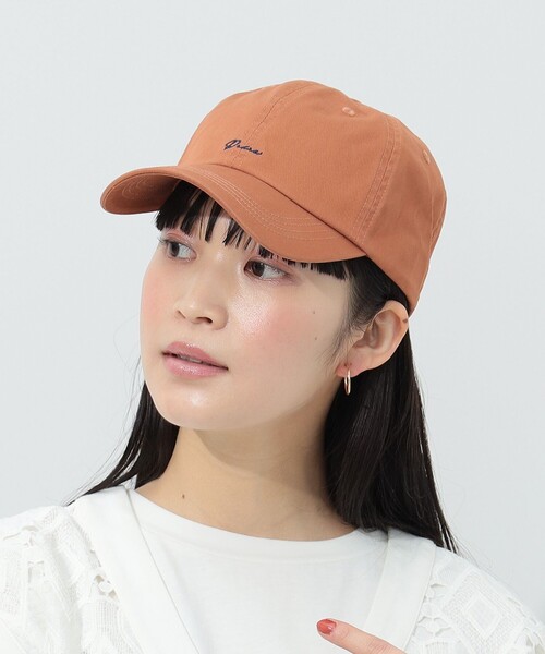 BEAMS HEART(ビームスハート)の「カラー刺繍 キャップ(キャップ・レディース・サックスブルー/チャコールグレー/ベージュ/オレンジ/ライトグレー/ワイン・FREE)」の6枚目の写真