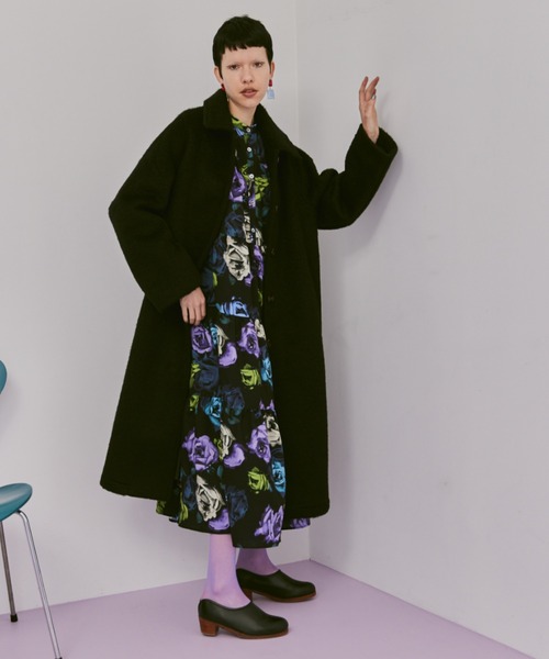 manana suerte(マニャーナスエルテ)の「オリジナルプリント ローズ柄ティアードワンピース(ワンピース・レディース・その他1・FREE)」の13枚目の写真