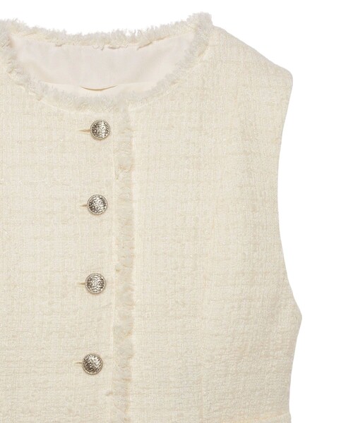 ANAYI（アナイ）の「フィルムツイードペプラムジレ（ベスト）」 - WEAR