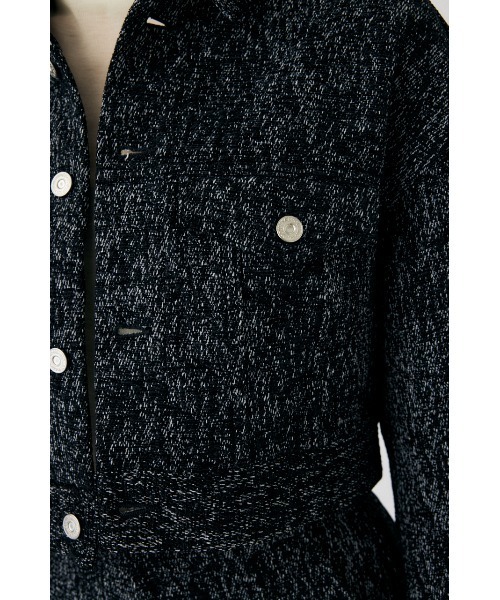 MOUSSY（マウジー）の「SHORT TWEEDY ジャケット（その他アウター