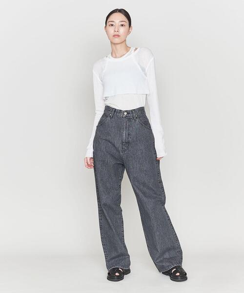 <ASTRAET>コットン 4ポケット ブラックデニムパンツ ASTRAET（アストラット）の「＜ASTRAET＞コットン 4ポケット