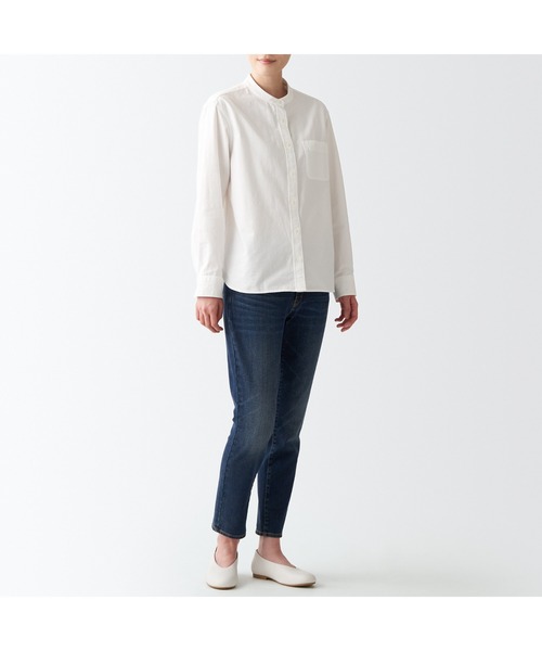 無印良品(ムジルシリョウヒン)の「婦人 疲れにくい レザー深履きシューズ(その他シューズ・レディース・オフホワイト/ブラック・24.0cm/23.5cm/23.0cm/22.5cm/25.0cm/24.5cm)」の8枚目の写真