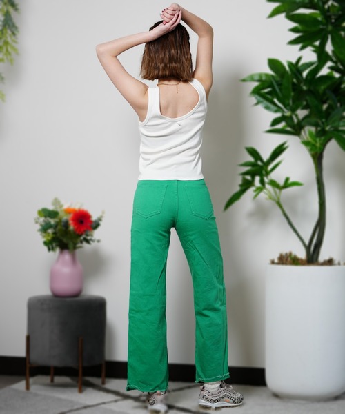 BILLABONG（ビラボン）の「BILLABONG/ビラボン タンクトップ ショート丈 BE013-361（タンクトップ・レディース・ブラック/ホワイト/ミント・L/M）」の20枚目の写真