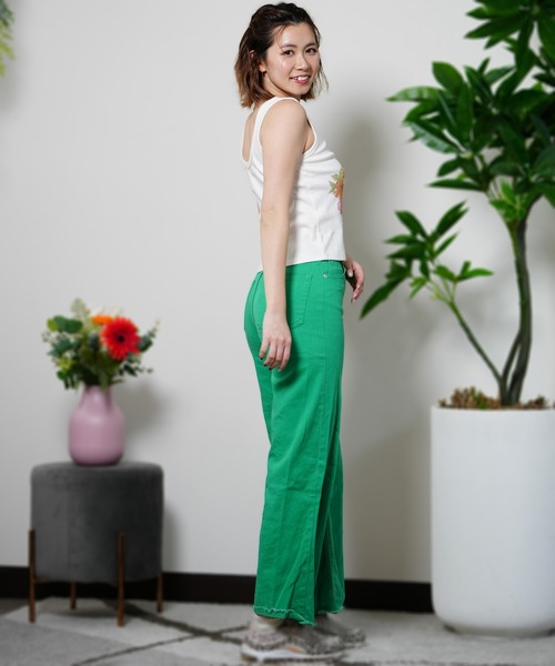 BILLABONG（ビラボン）の「BILLABONG/ビラボン タンクトップ ショート丈 BE013-361（タンクトップ・レディース・ブラック/ホワイト/ミント・L/M）」の21枚目の写真