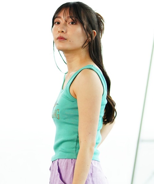 BILLABONG（ビラボン）の「BILLABONG/ビラボン タンクトップ ショート丈 BE013-361（タンクトップ・レディース・ブラック/ホワイト/ミント・L/M）」の5枚目の写真
