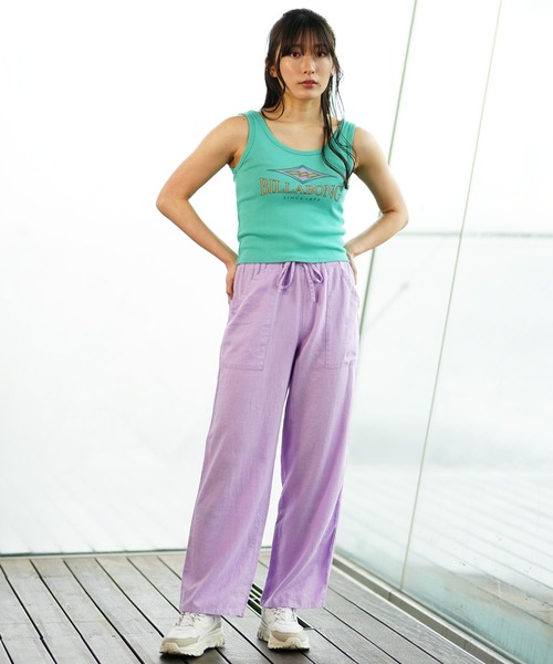 BILLABONG（ビラボン）の「BILLABONG/ビラボン タンクトップ ショート丈 BE013-361（タンクトップ・レディース・ブラック/ホワイト/ミント・L/M）」の8枚目の写真