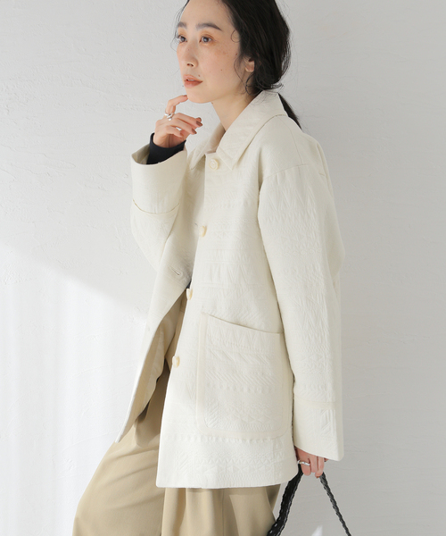 JOURNAL STANDARD(ジャーナルスタンダード)の「オリエンタルキルトブルゾン(ブルゾン・レディース・ブラック系その他/ホワイト×ホワイト・FREE)」の17枚目の写真