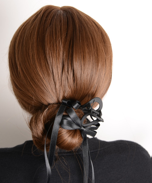 TONE SELECT GOODS（トーンセレクトグッズ）の「【float】リボン ロング バンスクリップ（バレッタ/ヘアクリップ・レディース・ブラック系2/ブラック系1/ホワイト系1・FREE）」の11枚目の写真