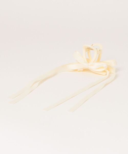 TONE SELECT GOODS（トーンセレクトグッズ）の「【float】リボン ロング バンスクリップ（バレッタ/ヘアクリップ・レディース・ブラック系2/ブラック系1/ホワイト系1・FREE）」の14枚目の写真