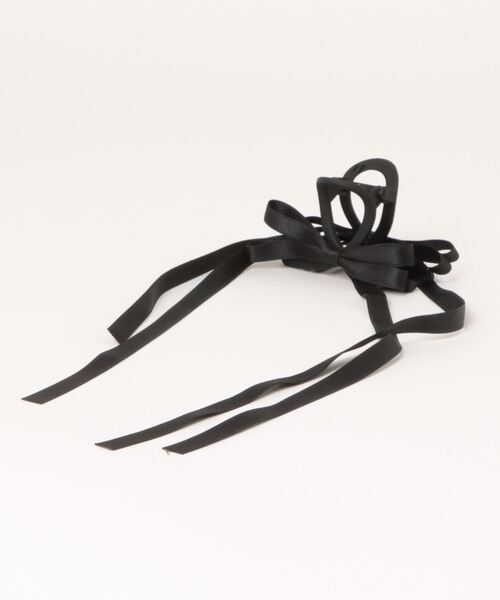 TONE SELECT GOODS（トーンセレクトグッズ）の「【float】リボン ロング バンスクリップ（バレッタ/ヘアクリップ・レディース・ブラック系2/ブラック系1/ホワイト系1・FREE）」の15枚目の写真