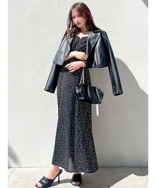 RESEXXY（リゼクシー）の「バックデザインキャミワンピース（ワンピース・レディース・イエロー/グリーン/アイボリー/ブラック・FREE）」の22枚目の写真