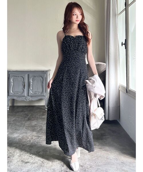 RESEXXY（リゼクシー）の「バックデザインキャミワンピース（ワンピース・レディース・イエロー/グリーン/アイボリー/ブラック・FREE）」の20枚目の写真