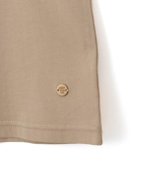 MAKE YOUR DAY（メイクユアデイ）の「セットアップできる異素材フリル半袖Tシャツ■80～140cm（Tシャツ/カットソー・キッズ・グリーン/オレンジ/ピンク・90/130/80/100/110/120/140）」の17枚目の写真