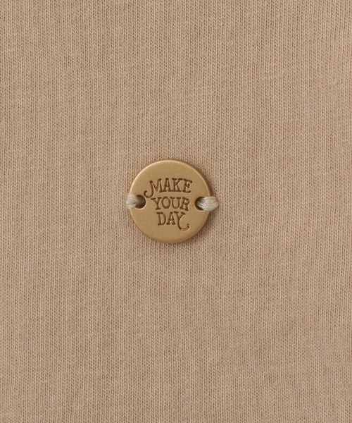 MAKE YOUR DAY（メイクユアデイ）の「セットアップできる異素材フリル半袖Tシャツ■80～140cm（Tシャツ/カットソー・キッズ・グリーン/オレンジ/ピンク・90/130/80/100/110/120/140）」の18枚目の写真