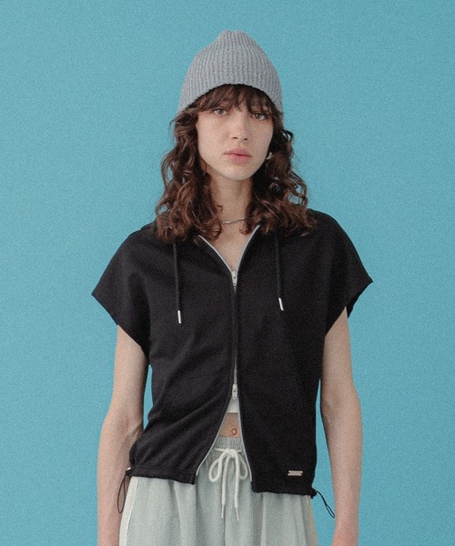 【セール】コンパクトフーディートップス（パーカー）｜DISPATCHER NO.8（ディスパッチャーナンバーエイト）