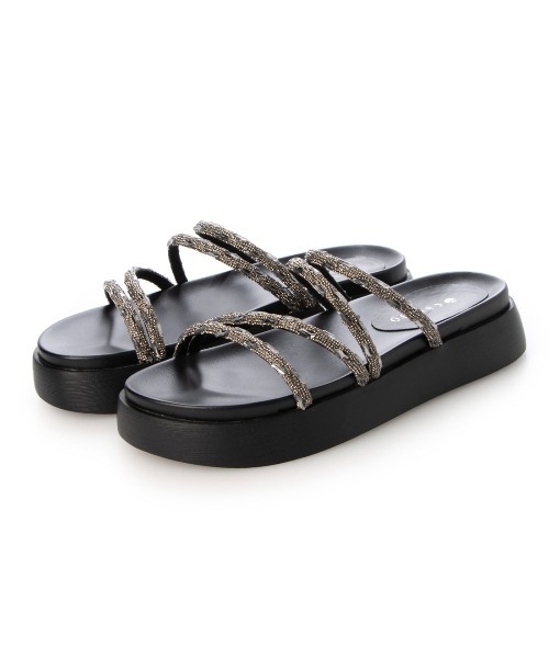 carino(カリーノ)の「厚底ビジューサンダル(サンダル・レディース・ブラック/シルバー/ピンク・LL/L/M/S)」の19枚目の写真