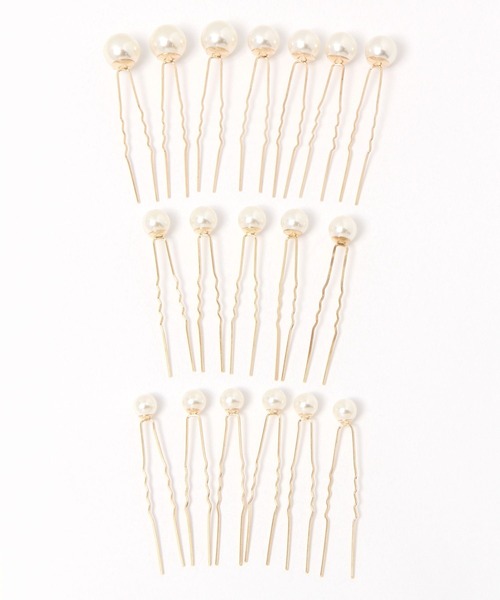 LAKOLE（ラコレ）の「パールUピン18点セット / 109975（ヘアピン・レディース・その他2/その他1・FREE）」の2枚目の写真