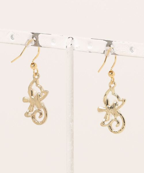 tone（トーン）の「【eto】キャット フラワー ピアス(MA)（ピアス（両耳用）・レディース・その他1・FREE）」の2枚目の写真