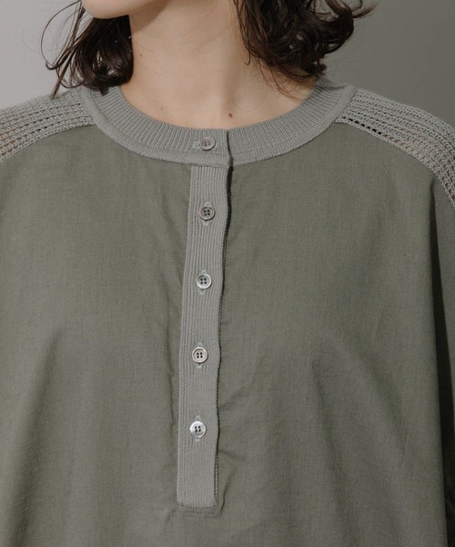 Munich（ミューニック）の「40sリネンコットンキャンバスドッキングワンピース（ワンピース・レディース・ブラック/カーキ/ナチュラル・FREE）」の14枚目の写真