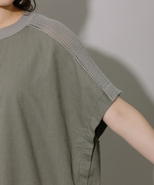 Munich（ミューニック）の「40sリネンコットンキャンバスドッキングワンピース（ワンピース・レディース・ブラック/カーキ/ナチュラル・FREE）」の15枚目の写真