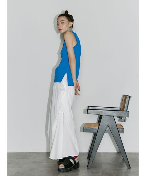 UN3D.（アンスリード）の「BASIC KNIT TT / ベーシックニットタンクトップ（タンクトップ・レディース・ライム/ホワイト/ブラック/ターコイズブルー・FREE）」の19枚目の写真