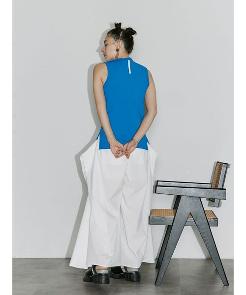 UN3D.（アンスリード）の「BASIC KNIT TT / ベーシックニットタンクトップ（タンクトップ・レディース・ライム/ホワイト/ブラック/ターコイズブルー・FREE）」の20枚目の写真