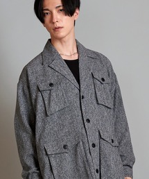 【NO ID.】Safari Big Shirt / サファリ ビッグ シャツ