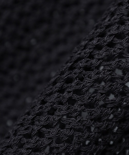 Honeys(ハニーズ)の「リボン付きメッシュ編カーディガン(カーディガン/ボレロ・レディース・オレンジ/ライトグリーン/ブラック/アイボリー・L/M/S)」の17枚目の写真