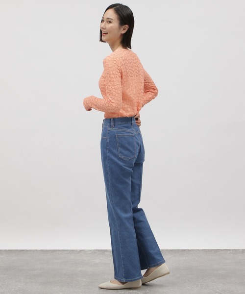 LAKOLE(ラコレ)の「花柄シアージャガードプルオーバー / 110279(Tシャツ/カットソー・レディース・オフホワイト/ブラック/コーラル・SMALL/MEDIUM)」の11枚目の写真