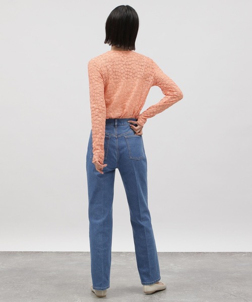 LAKOLE(ラコレ)の「花柄シアージャガードプルオーバー / 110279(Tシャツ/カットソー・レディース・オフホワイト/ブラック/コーラル・SMALL/MEDIUM)」の12枚目の写真