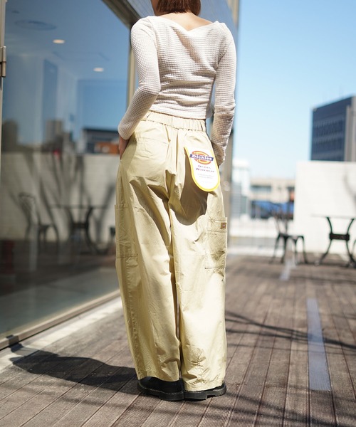 ディッキーズ　ワイドバルーンパンツ　D23SS-GZP110 Dickies/ディッキーズ】 コットンワイドバルーンパンツ（その他