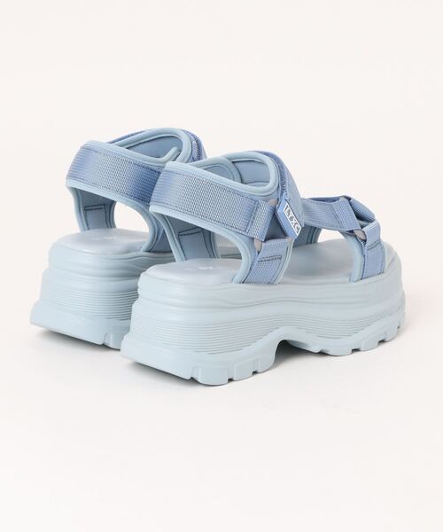 LOVETOXIC（ラブトキシック）の「【LTXC】厚底ベルトスポーツサンダル（スニーカー・キッズ・ホワイト/サックスブルー/ブラック・S/M/L）」の14枚目の写真
