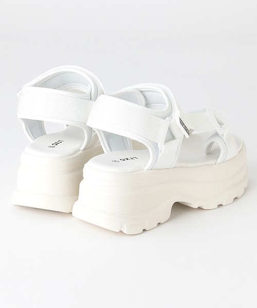 LOVETOXIC（ラブトキシック）の「【LTXC】厚底ベルトスポーツサンダル（スニーカー・キッズ・ホワイト/サックスブルー/ブラック・S/M/L）」の11枚目の写真