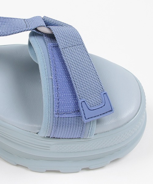 LOVETOXIC（ラブトキシック）の「【LTXC】厚底ベルトスポーツサンダル（スニーカー・キッズ・ホワイト/サックスブルー/ブラック・S/M/L）」の6枚目の写真