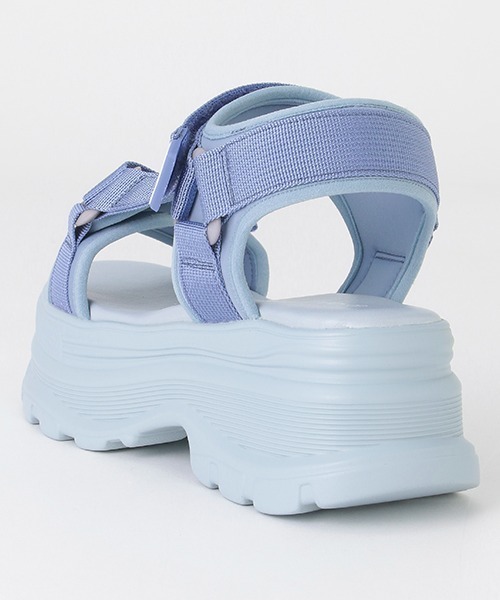 LOVETOXIC（ラブトキシック）の「【LTXC】厚底ベルトスポーツサンダル（スニーカー・キッズ・ホワイト/サックスブルー/ブラック・S/M/L）」の7枚目の写真