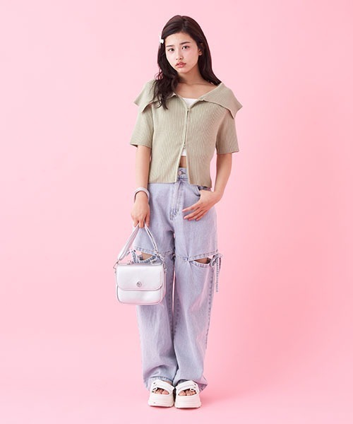 LOVETOXIC（ラブトキシック）の「【LTXC】厚底ベルトスポーツサンダル（スニーカー・キッズ・ホワイト/サックスブルー/ブラック・S/M/L）」の16枚目の写真