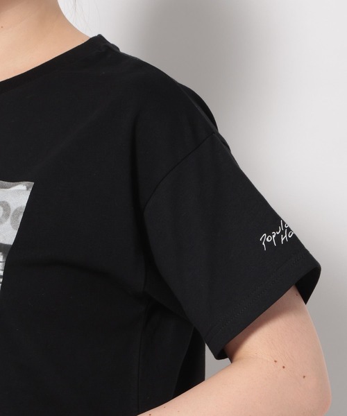 LEPSIM（レプシィム）の「PHOTO-T　115165（Tシャツ/カットソー・レディース・ホワイト系その他/ホワイト/ブラック・FREE）」の21枚目の写真