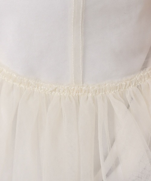 LOWRYS FARM（ローリーズファーム）の「２ＷＡＹチュールキャミ　118846（ベスト・レディース・ホワイト/ブラック/グレー・FREE）」の6枚目の写真