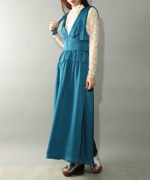 MAISON BREEZE reveur(メゾンブリーズレヴール)の「【MAISON BREEZE reveur】フロントジップグロスビスチェ ブラトップ trc(ベスト・レディース・ブラック/ブルー・FREE)」の10枚目の写真